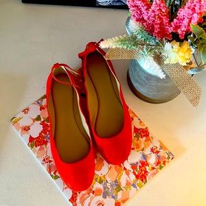 Ann Taylor Red Flats